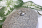 Load image into Gallery viewer, Personalized anniversary ring, couple&#39;s ring, initial ring - sterling silver

