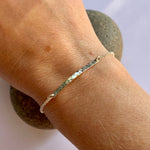 Load image into Gallery viewer, Ultra minimalist bracelet - personalized tiny bar
