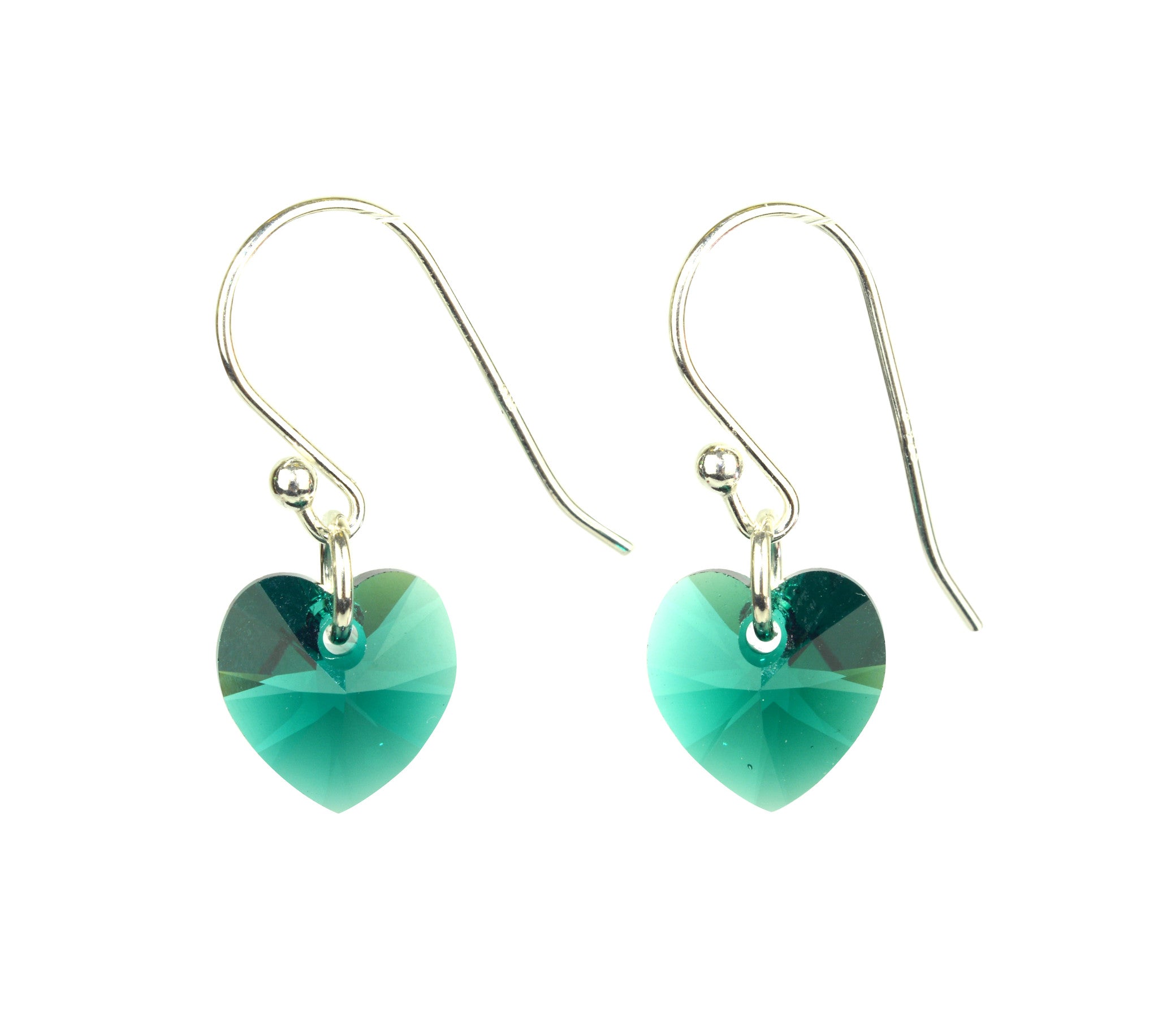 Sparkle heart earrings