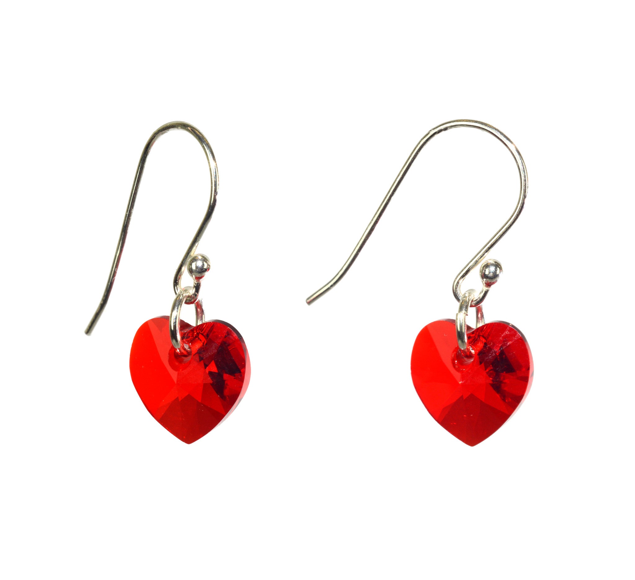 Sparkle heart earrings
