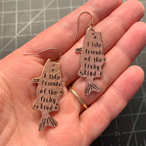 Fishy friends earrings