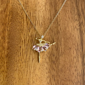Kids 2025 ballerina necklace