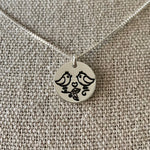 Load image into Gallery viewer, Lovebirds necklace - Sterling silver
