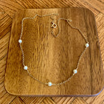 Load image into Gallery viewer, Floating Pearl Choker Satellite Chain

