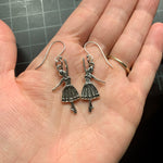 Load image into Gallery viewer, Nutcracker ballet themed earrings - gift for Nutcracker dancers - nutcracker, ballerina, mouse, soldier, snowflake, candy cane.
